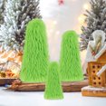 thumbnail image 1 of mfyjkho Mini árbol de Navidad de tela verde esponjosa, decoración de mesa, 7,87 pulgadas, 5,91 pulgadas, 3,94 pulgadas, 1 pieza, 1 of 8