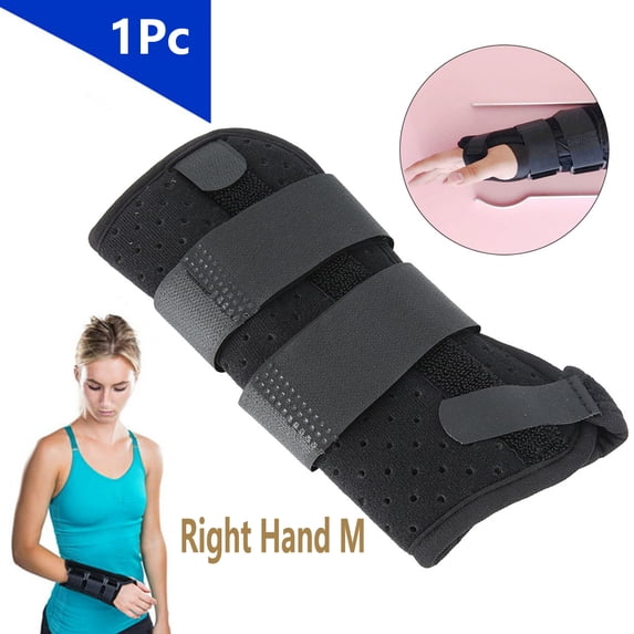 Vobor Adjustable Hook&loop Splint Carpal Tunnel Wrist Brace Protective Support Breathable Sprain Recovery Guard for arthritis Working Out Sport Weightlifting Tendonitis Carpal Tunnel(Right Hand M)