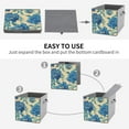 thumbnail image 7 of Collapsible Oxford Fabric Storage Cubes with Handles, Large Mid Foldable Oxford Cloth Bins Set of 2/6, Closet Organizers for Shelves Clothes Home Kitchen Toy - seamless pattern, 7 of 7
