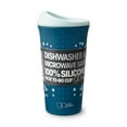 thumbnail image 3 of GoSili To-Go Cup Prints, 16oz. 1pk. Teal Print, 3 of 5