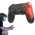 thumbnail image 1 of Mando A Distancia Con Giroscopio 6 Ejes Compatible Dientes para Consola PS4/Slim/Pro Color Azul, 1 of 9