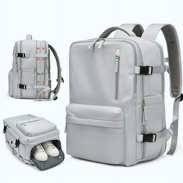 Travel Backpack Carry-on Personal Item Bag for Flight Approved Backpack Expandable Large Capacity Travel Bags Waterproof