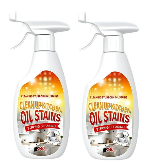Virelaxpo Kitchen Cleaner, Degreaser Spray for Oil and Grease Removal, 240ml Bottle for Home and Restaurant Use