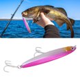 thumbnail image 3 of Cebo de simulación de pececillos a prueba de herrumbre de 24 g, cebos de natación de 2 anzuelos para lances largos, señuelo ideal para pesca en bote en agua de mar n.º 3, 3 of 8