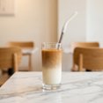 thumbnail image 3 of REGALWOVEN 8 Pcs Reusable Straws, Stainless Steel and Silicone Straws for Various Beverages White, 3 of 5