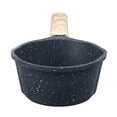thumbnail image 2 of Kitchen Sauce Pan Prevents Stick Deepening Height Medical Stone Sauce Pot with Pour Spouts for Pouring Oil Milk Heating Frying, 2 of 15