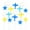 Assorted Color, variant on Masteelf Assorted Color Airplane Cake Toppers with White Cloud and Star Design for Kids Birthday Party Decorations 16 Pieces