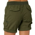 Black Cargo Shorts Women Plus Size Short Cargos Travel Trendy 2024