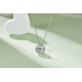 thumbnail image 3 of 0.5 Carat Moissanite Necklace for Women,D Color VVS1 Diamond Necklace Birthday Gift, 3 of 4
