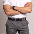 thumbnail image 2 of Timarkment  Mens Belt Stretch Braided Black Men’s Belt Woven Nylon Elastic Men Belts for Jeans, 2 of 7