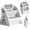 Gray1, variant on Soluxeo Step Stool for Toddlers, Foldable Two-Step Stool Featuring a Non-Slip Design and a Handle, Suitable for Various Uses in The Bathroom, Kitchen, Bedroom