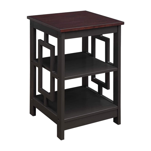 Convenience Concepts Town Square Table d'Appoint en Finition Bois Espresso
