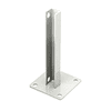 CRL PSB4AW Sky White AWS Steel Stanchion for 135 Degree Round Center Posts