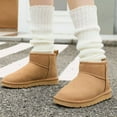 thumbnail image 6 of Ankle Boots for Women Genuine Suede Short Winter Snow Boot with Cozy Memory Foam, 6 of 7