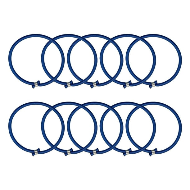 10x Correas De Amarre De Cuerda Elástica De Trampolín Para Lona De Tienda De Trampolín Interior Azul Sunnimix cuerda elástica para trampolín