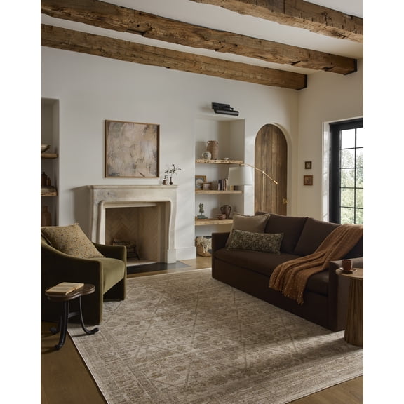 Loloi Elora Ivory / Multi 18" x 18" Sample Area Rug
