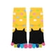 thumbnail image 2 of INSPIRE CHIC Medias de Tobillo para Mujeres con Lindos Puntos Coloridos Amarillos, Talla de Zapato para Mujeres 4-6 / Talla de Zapato Juvenil 3.5-5, 2 of 3