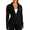 Black, variant on Womens Running Jackets Slim Fit Athletic Jackets Workout Full Zip Up Yoga Top with Pockets and Thumb Holes