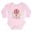 Petal Pink, variant on CafePress - First 1St Birthday Hot Air Balloon Body Suit - Long Sleeve Cotton Baby Bodysuit