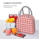 thumbnail image 5 of Disketp Checkered Christmas With Snowflakes Bolsa Térmica para Almuerzo, Lonchera con Abertura Amplia y Gran Capacidad, Organizador Reutilizable para Mujeres, Hombres y Adultos, 5 of 6