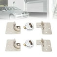 thumbnail image 4 of 2pcs Garage Lock Steel Heavy Duty Van Shed Door Security Padlock Hasp Lock Set, 4 of 17