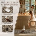 thumbnail image 4 of Juego de alfombras de cocina BSICPRO, antideslizantes, antimanchas, vintage, 4 of 4