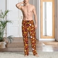 thumbnail image 2 of Fuzoiu Almond Nuts Print Men's Pajama Pants,Lounge Pants for Men,Lounge PJ Bottoms,Sleepwear Pants with Drawstring Pockets -X-Large, 2 of 6