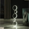 thumbnail image 2 of Ore International 38.5" In Else Nordic 5-Ring Shaped White Led Metal Table Lamp, 2 of 8