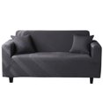 thumbnail image 1 of English sofa cover Solid Color Jacquard Fabric sofa cover All-in-One Universal sofa cover, 1 of 5