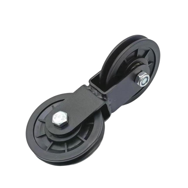 Polea doble para gimnasio en casa, máquinas de cable, accesorio de polea, fácil Polea transversal de 90 mm