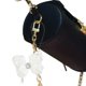 thumbnail image 5 of Shinny Rhinestone Appliques Tassel 3d Handmade Craft Letin Bag Bagsel Pense (Butterflya) White, 5 of 9
