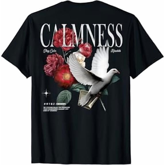 Modern hip hop vintage graffiti urban back print streetwear T-Shirt