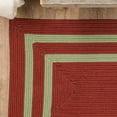 thumbnail image 6 of Double Border Christmas Rug Red/Green 42" x 66", 6 of 6