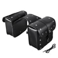 thumbnail image 1 of Lubelski 2Pcs Universal Waterproof Motorcycle Saddle Bag Pannier Side Storage Luggage, 1 of 5