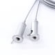 thumbnail image 3 of Cable de suspensión de luz 2 uds 2m Cables de alambre de suspensión de acero inoxidable ajustables cadenas colgantes para restaurante tienda luces del hogar, 3 of 5
