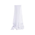 thumbnail image 2 of Roiihwy Wedding Decorations Arch Draping Fabric 79", Sheer Chiffon Fabric Backdrop,1 Panel Drapes for Wedding Ceremony Decor for Birthday Party Ceiling Curtain Backdrop, White, 2 of 6