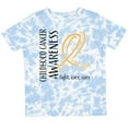 thumbnail image 3 of Inktastic Childhood Cancer Awareness Fight, Care, Cure Boys or Girls Toddler T-Shirt, 3 of 5