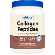 Nutricost Grass-Fed Collagen Powder 1LB (Chocolate) - Non-GMO, Gluten Free Supplement