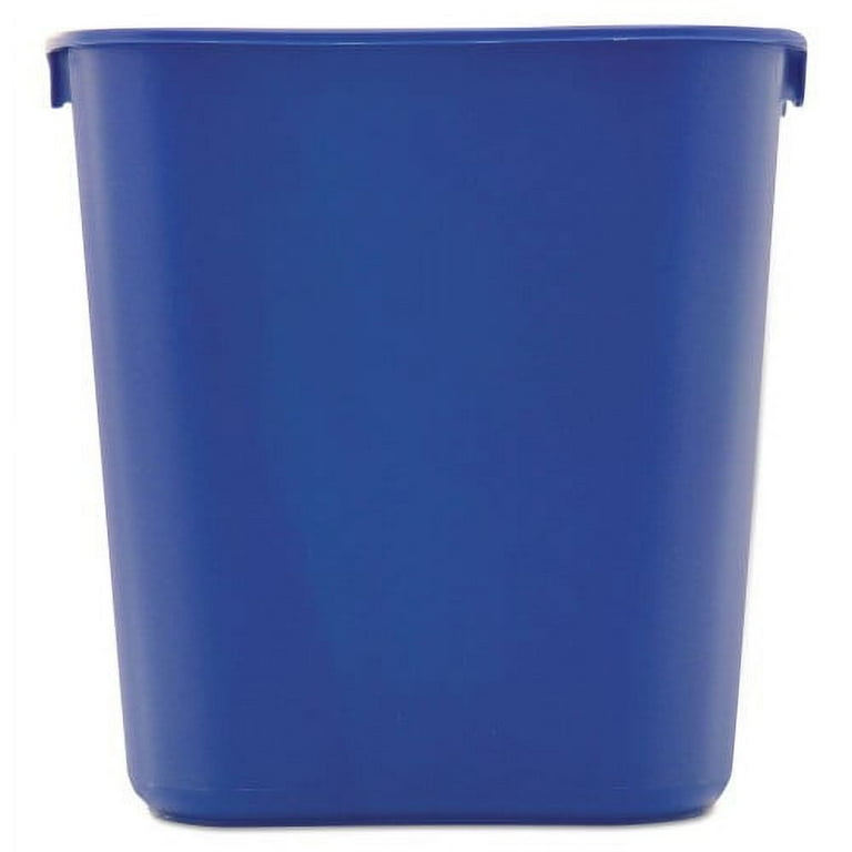 Deskside Recycling Container, Small, 13.63 qt, Plastic, Blue Deskside Recycling Container, Small, 13.63 qt, Plastic, Blue