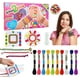 thumbnail image 1 of Kit para hacer pulseras de la amistad para niñas de 5 a 12 años | Kit de manualidades con hilos y cuentas de colores | Regalo creativo para cumpleaños y fiestas de Navidad., 1 of 5