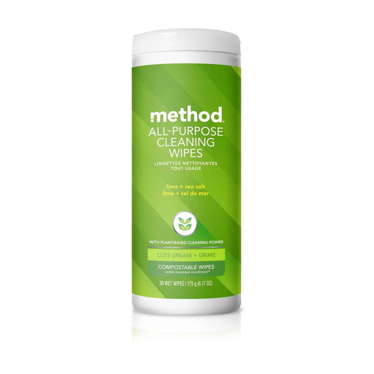 Method AllPurpose Cleaning Wipes, Lime+ Sea Salt, 30 Count