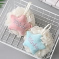 thumbnail image 3 of Cheers.US 2 Pcs Shower Sponge Star Bath Loofahs Pouf Wash Ball Puff Bulk Mesh Brush Body Scrubber for Kids,Toddler,Boys,Girls, Baby Shower Essential Skin Care, Soft Bathing Accessories&nbsp;, 3 of 7