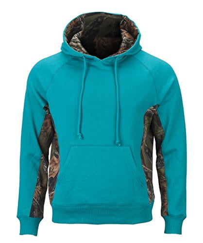 teal camo sweatshirt