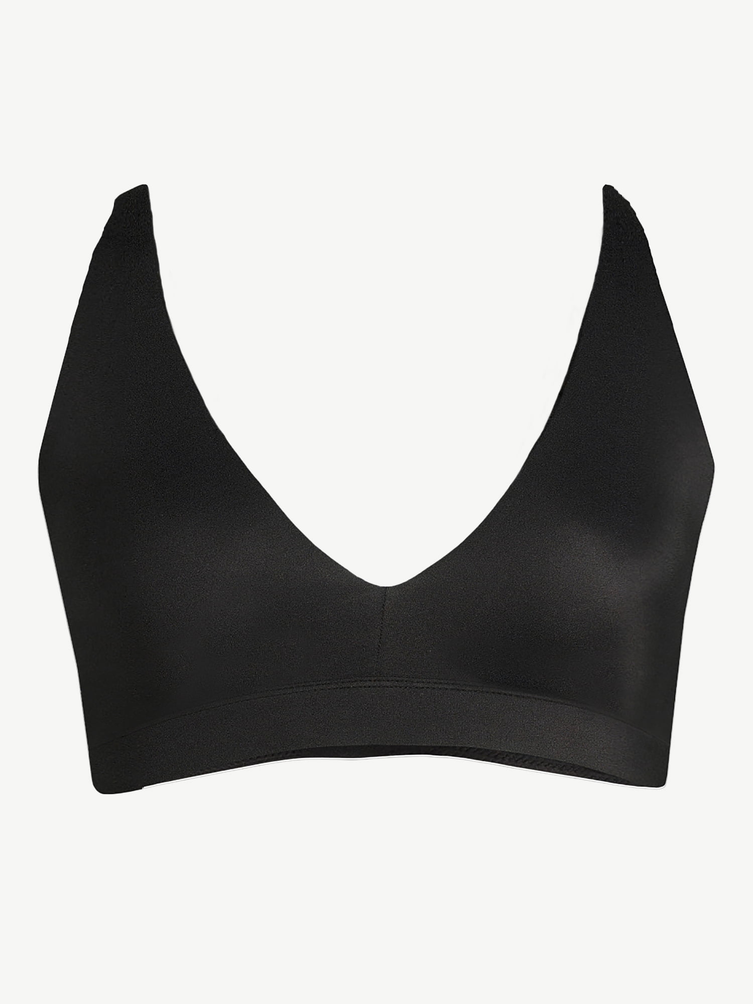 Clukuo Sports Bras for Women Ribbed Knit Padded Wirefree Bralette