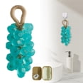 thumbnail image 2 of Handmade Rope Hanging Grape Shaped Soap, Cold Process Cleansing Hand Wash Soap, Fresh Fragrance Decorative Bath Soap, Household Daily Hand Cleaning Gift Soap Bar,Blue, 2 of 9