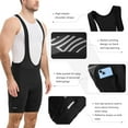 thumbnail image 3 of Santic Mens Cycling Bib Shorts Padded Cycle Bib Tights Mens Padded Biking Bib Shorts With Pocket, 3 of 7