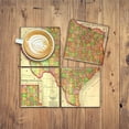 thumbnail image 4 of Van Gogh Coaster Set of 4 Starry Night, Cafe Terrace, Irises, and Sunflowers, Ceramic, 4 of 5