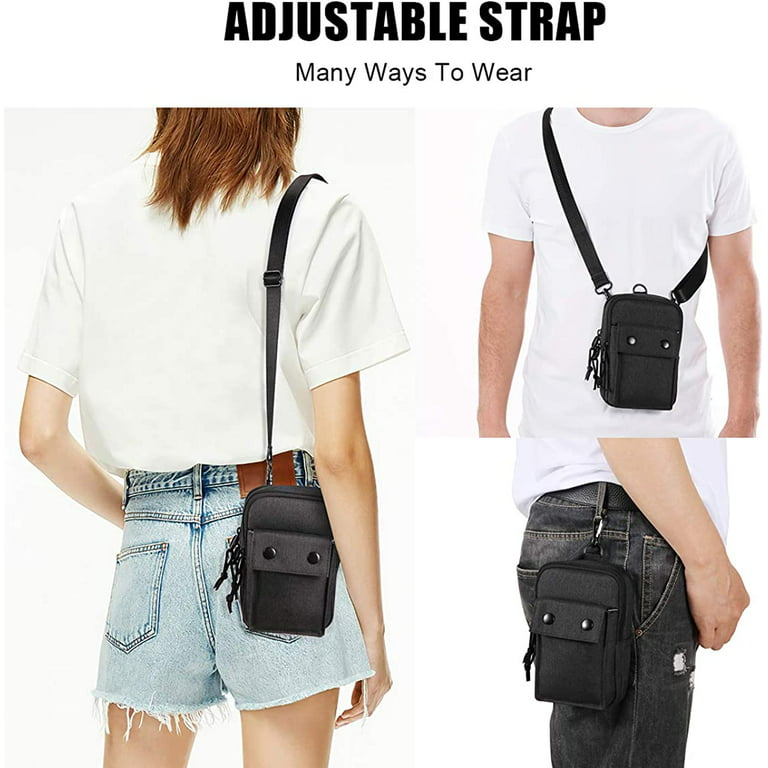 Leisure and fashionable mini square bag, high-density Oxford cloth single shoulder  crossbody bag, mobile phone bag