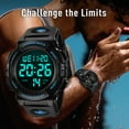 thumbnail image 4 of Watches for Man Digital Watches Waterproof Sport Watch with LED Backlight, Running Sports Digital Watch Gifts for Man Father's Day Gift, 4 of 7