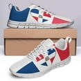 thumbnail image 4 of Dominican Republic Shoes for Men Women Running Sneakers Breathable Casual Sport Tennis Shoes White Size 11, 4 of 5